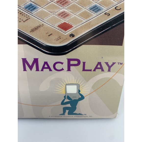 1994‎ Scrabble Crossword Computer Game Macintosh MacPlay OS X 6.0.7 - Picture 3 of 10